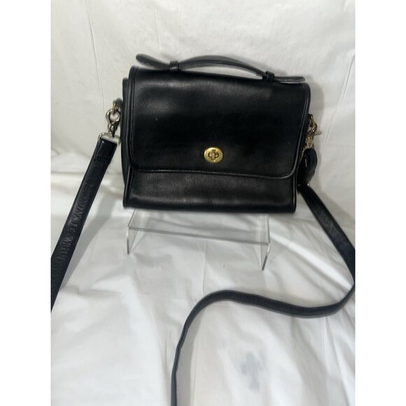 Vintage Coach Court Bag Coach Vintage Court Bag Black Leather